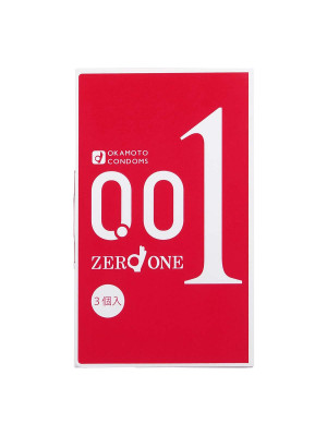岡本 OKAMOTO Zero 0.01 3 片裝 安全套