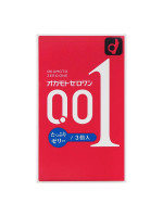 日本岡本 OKAMOTO Zero 0.01 潤滑劑加量3 片裝 安全套